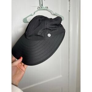 Ponyflo One Size Fits Most Black Adjustable Baseball Hat Ball Cap